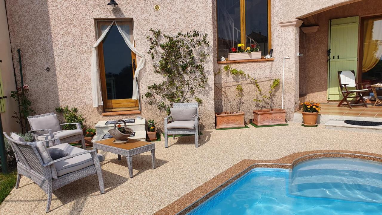 Studio-Mezzanine Dans Villa Cagnes-sur-Mer Eksteriør bilde