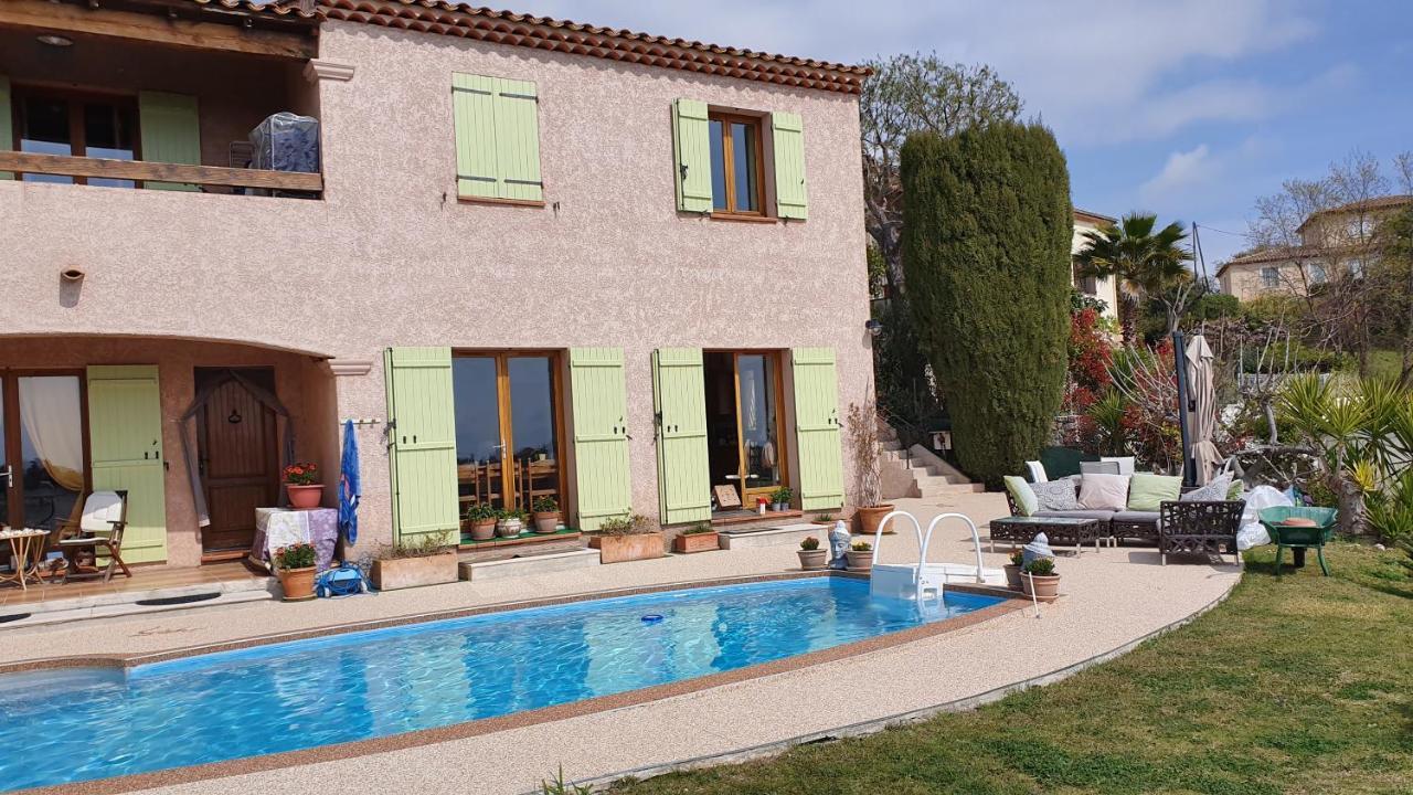 Studio-Mezzanine Dans Villa Cagnes-sur-Mer Eksteriør bilde